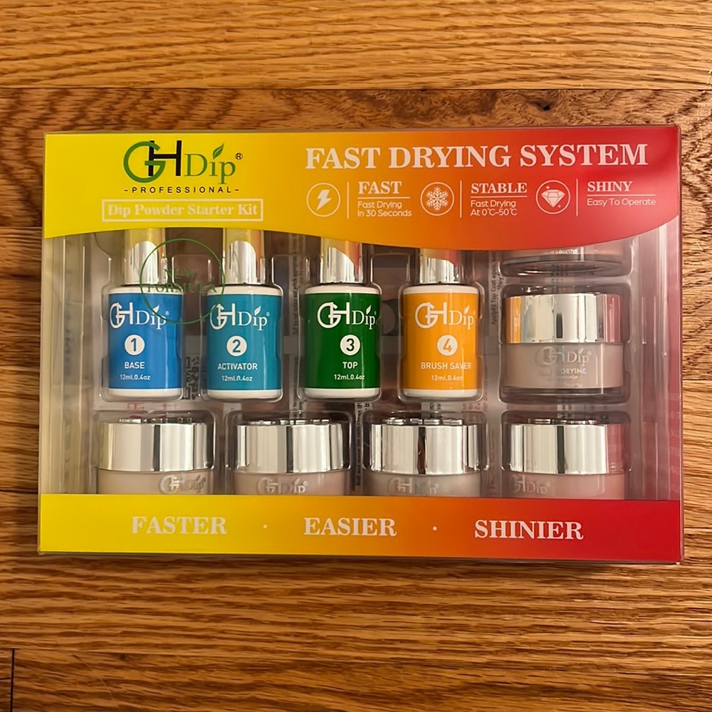 GH Dip Powder Kit - 6 light glossy colors